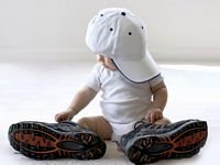 pic for Baby with big Shoes 